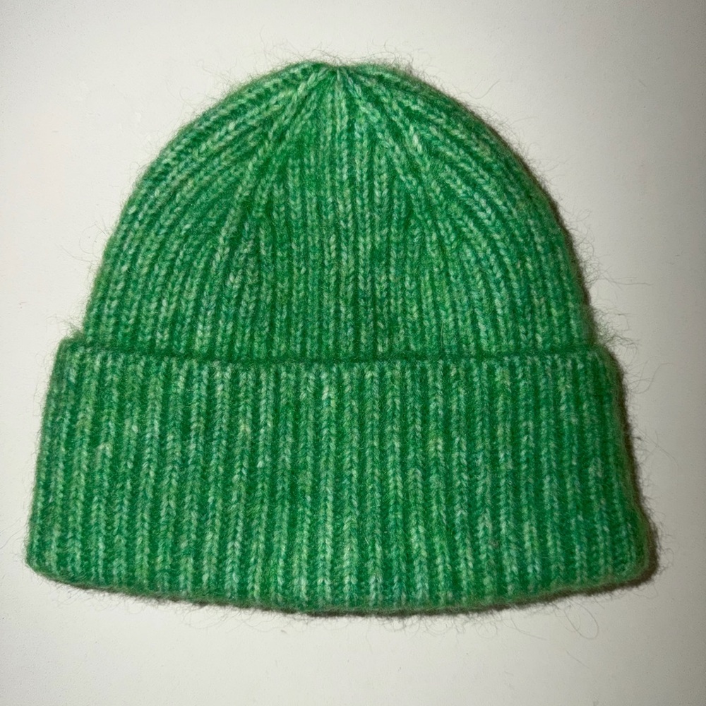 & Other Stories Green Wool Beanie